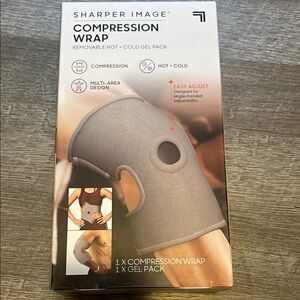 Sharper Image Gray Compression Wrap